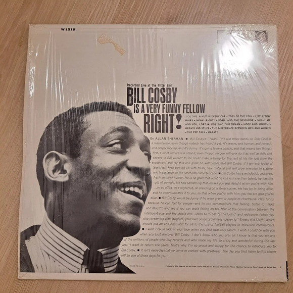 Vintage Bill Cosby Warner Bros. Comedian Funny Set Of 3 Collection Vinyl Records - Picture 2 of 6